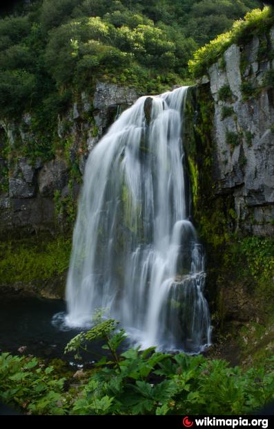 Водопад Вероникины косы Камчатка