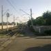 Railway crossing in Luhansk city