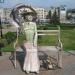 Скульптура «Дама с собачкой» в городе Липецк