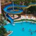 Swimming pool with water slide in Fethiye city