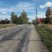 Железнодорожный переезд в городе Остров