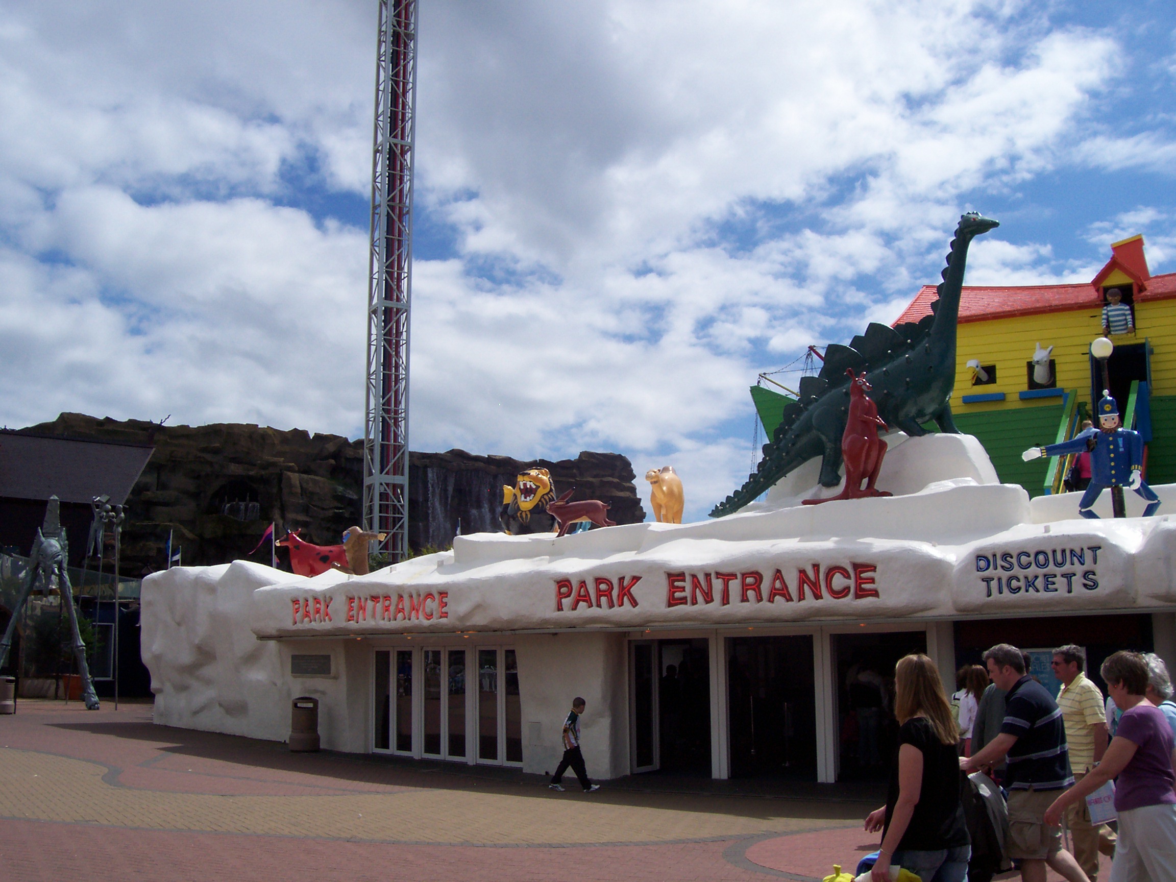 Blackpool Pleasure Beach Entrance Blackpool