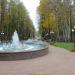 Центральная аллея с каскадом фонтанов в городе Дмитров