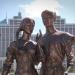 Скульптура «Влюбленные» в городе Астана