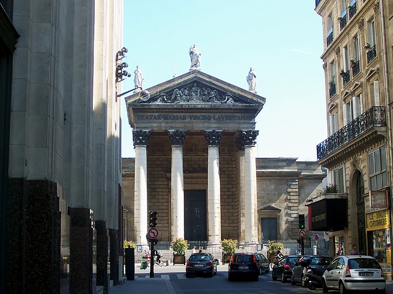 Église NotreDamedeLorette Paris rue de Chateaudun, 18, bis