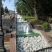 Staircase with cascading fountains in Lipetsk city