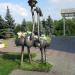 Скульптура «Страусы» в городе Липецк