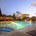 Swimming pool with water slide in Fethiye city