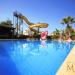 Swimming pool with water slide in Fethiye city
