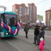 Tram-stop of «Kemsocinbank» in Kemerovo city