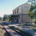 La stazione ferroviaria di Angiae.