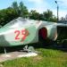 Самолет СУ-25 в городе Остров
