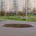 Цветник в городе Москва