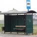 Автобусная остановка в городе Пудость