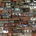 Favela do Cantagalo na Rio de Janeiro city