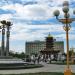 Площадь Ленина в городе Элиста