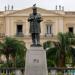 Estátua do Imperador Dom Pedro II na Rio de Janeiro city