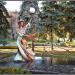 Скульптура «Залізна леді» в місті Житомир