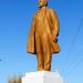 Трибуна и памятник В. И. Ленину в городе Котельниково