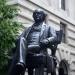 George Peabody statue  in London city