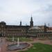 südlicher Innenhof-Brunnen des Zwingers Dresden in Stadt Dresden