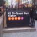 42nd Street - Bryant Park Subway Entrance (7<7>B,D,F,M)