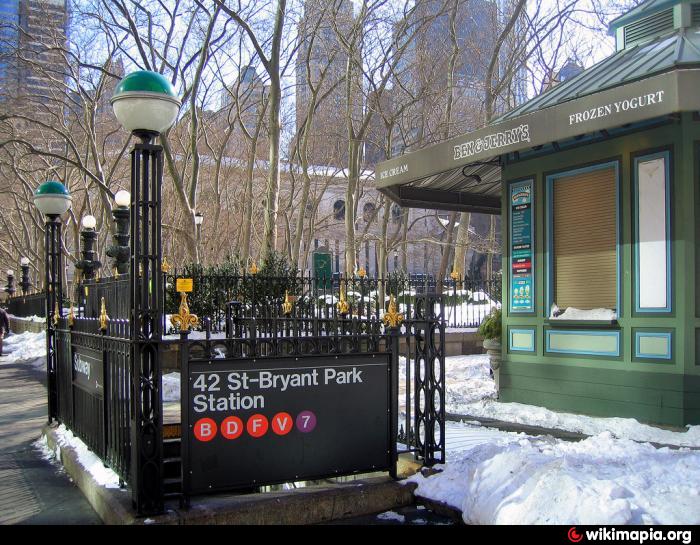 42nd Street - Bryant Park Subway Entrance (7 B,D,F,M) - New York City ...