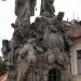 Statue of St. John of Matha, St. Felix of Valois, and St. Ivan in Prague city