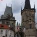 Tower at the Lesser Town (Mala Strana) end of Charles' Bridge ( Karluv Most) in Prague city