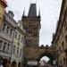 Tower at the Lesser Town (Mala Strana) end of Charles' Bridge ( Karluv Most) in Prague city