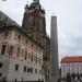 Obelisk in Prague city