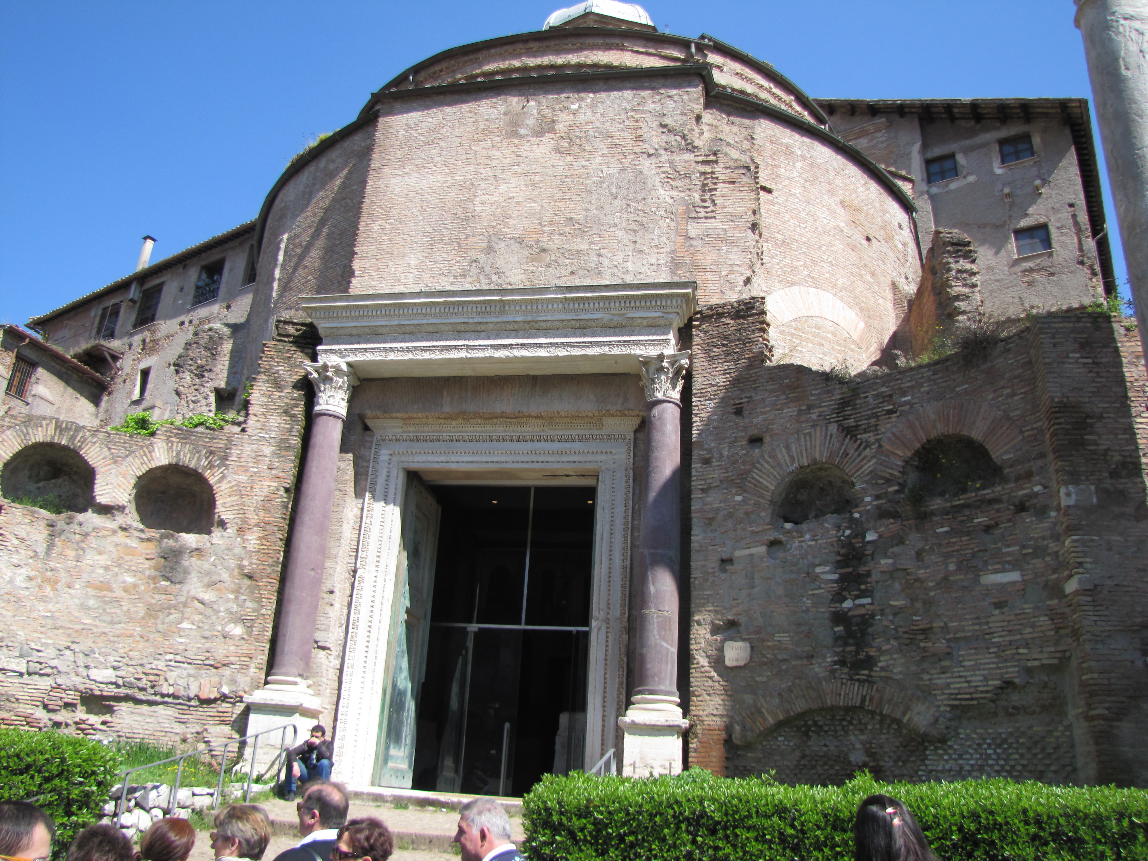 Basilica of Santi Cosma and Damiano (Temple of Romulus) Rome