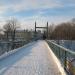 Pedestrian overpass in Lappeenranta city