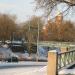 Pedestrian overpass in Lappeenranta city