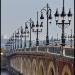 Pierre bridge in Bordeaux city