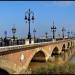 Pierre bridge in Bordeaux city