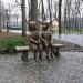 Girls on the Bench Sculpture