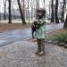 Girl with Puppy Sculpture