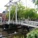 Hoeksterpadbrug in Leeuwarden / Ljouwert city