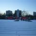 Victory Square in Blagoveshchensk city