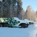 Two Soviet armored personnel carrier BTR-152