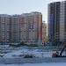 Solntsevo Park neighborhood under construction