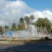 Roundabout with a fountain in Melilla city