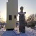 Памятник Александру Макарову в городе Акимовка
