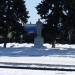 Демонтированный памятник В. И. Ленину в городе Синельниково