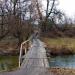 Footbridge in Kreminna city