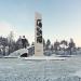 Памятник Первопроходцам ЯНАО в городе Губкинский