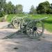 French 90 K/77 cannons in Lappeenranta city