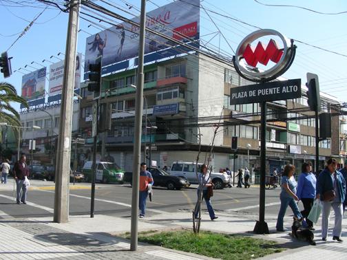 Estacion Plaza de Puente Alto Línea 4 Santiago de Chile estación