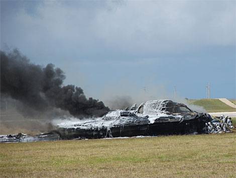 B-2 Crash Site